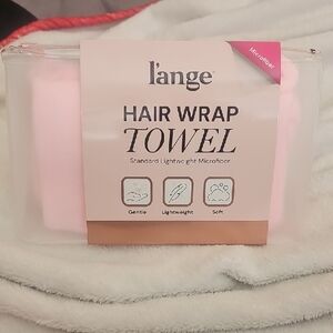 Lange Soft Pink Microfiber Hair Wrap